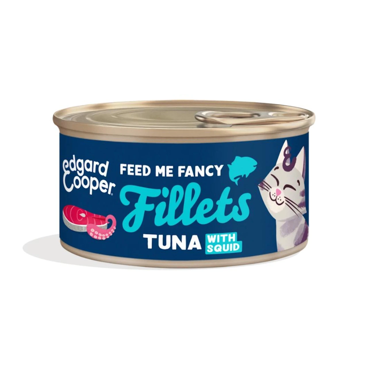 Edgard & Cooper kattefilet tun og blæksprutte 70 g